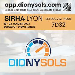 Je serai avec DionySols au SIRHA stand 7D32 du 19 au 23/01/2023 - Lyon