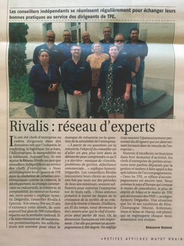 RIVALIS : Un réseau d'expert RIVALIS : Un réseau d'expert